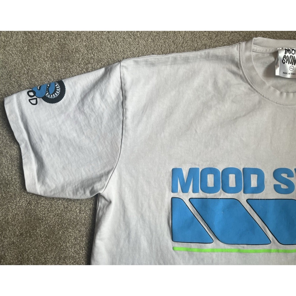 Mood Swings T Shirt Not In The Mood Swings Motor Sports White XXL - Picture 9 of 16